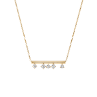 hearts on fireuu2838 barre floating diamond necklace.45tcw yg d cm uu6077