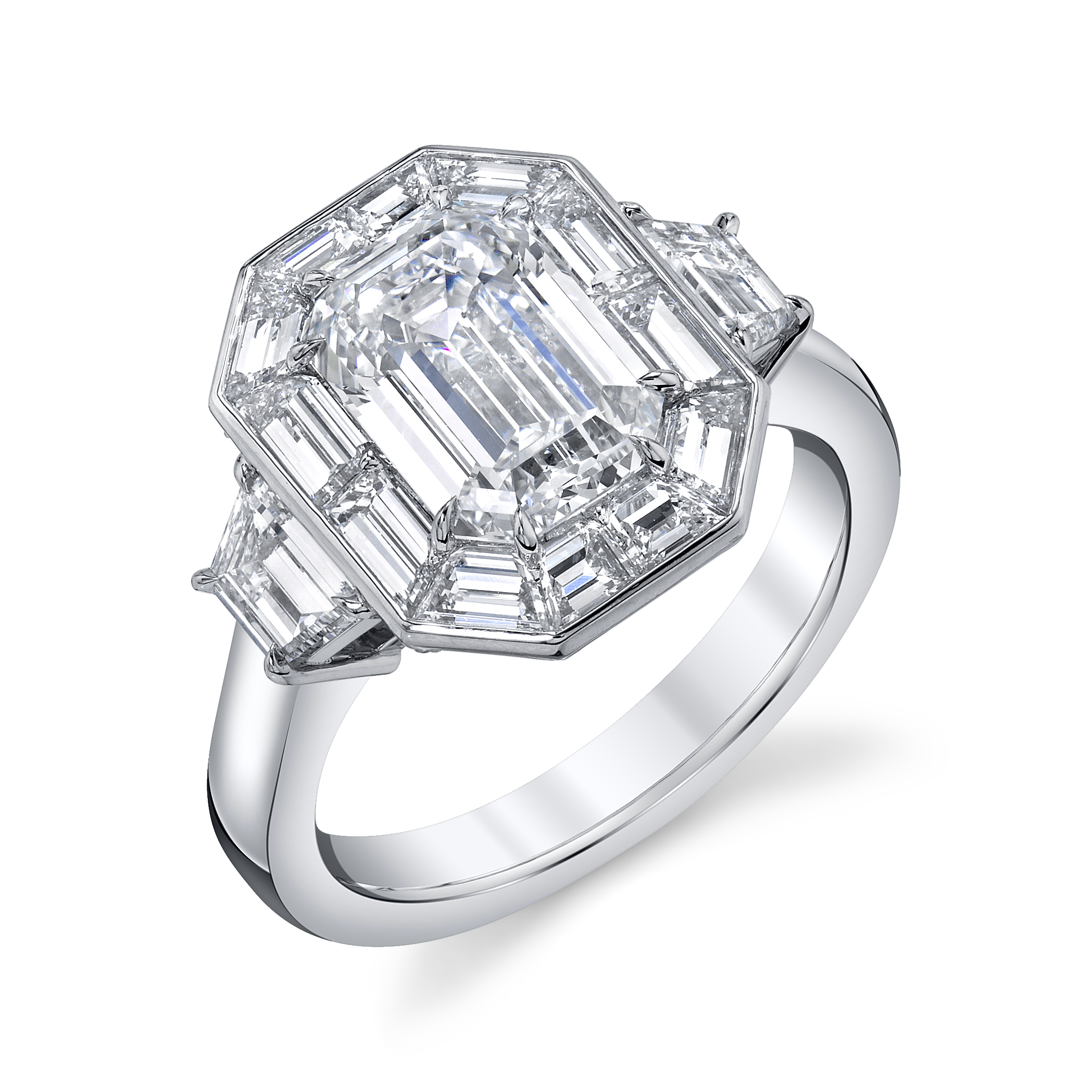 Emerald Cut Engagement Ring
